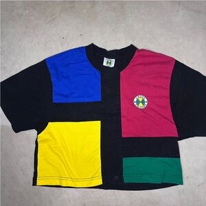 Cross Colours color blocked crop top